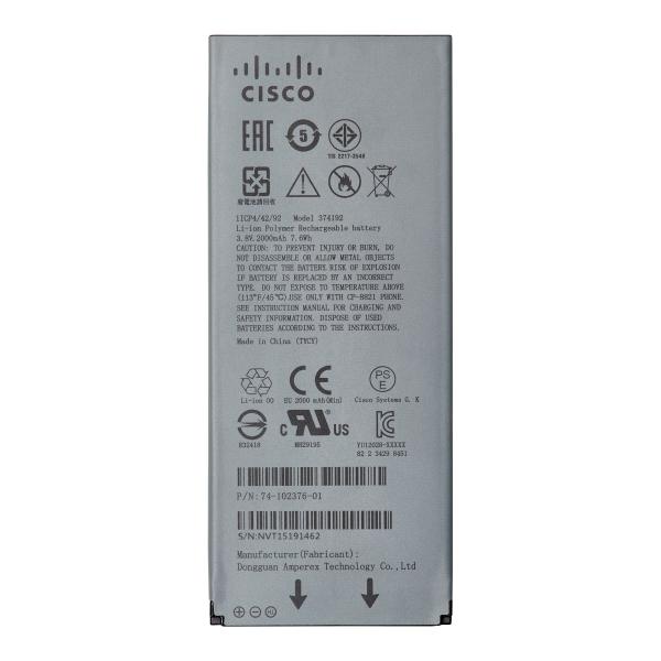 Cisco CP-BatT-8821= Ricambio Per Telefono Batteria (cisco 8821 Battery Extended)
