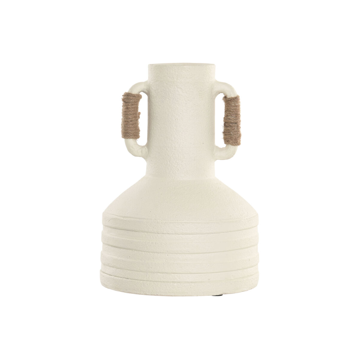 Vaso Home Esprit Bianco Marrone Chiaro Terracotta