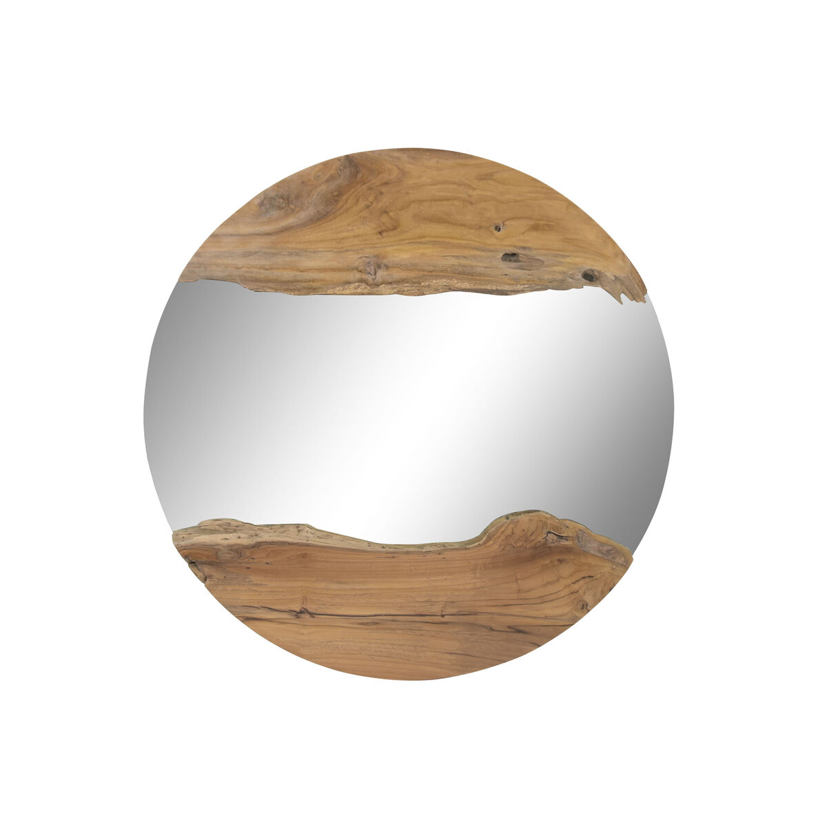 Specchio Da Parete Home Esprit Marrone Bali 100 X 5 X 100 cm