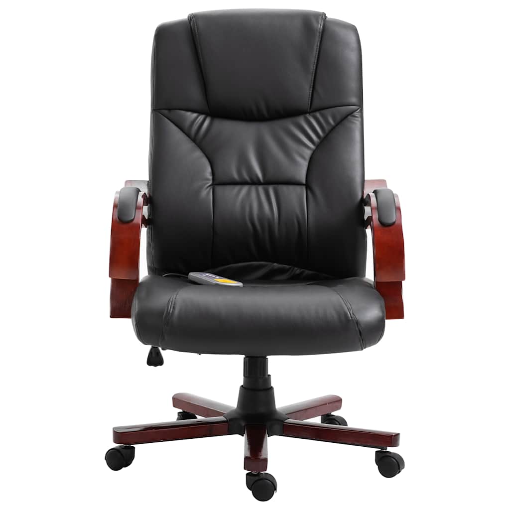 Sedia Da Ufficio Nera In Similpelle