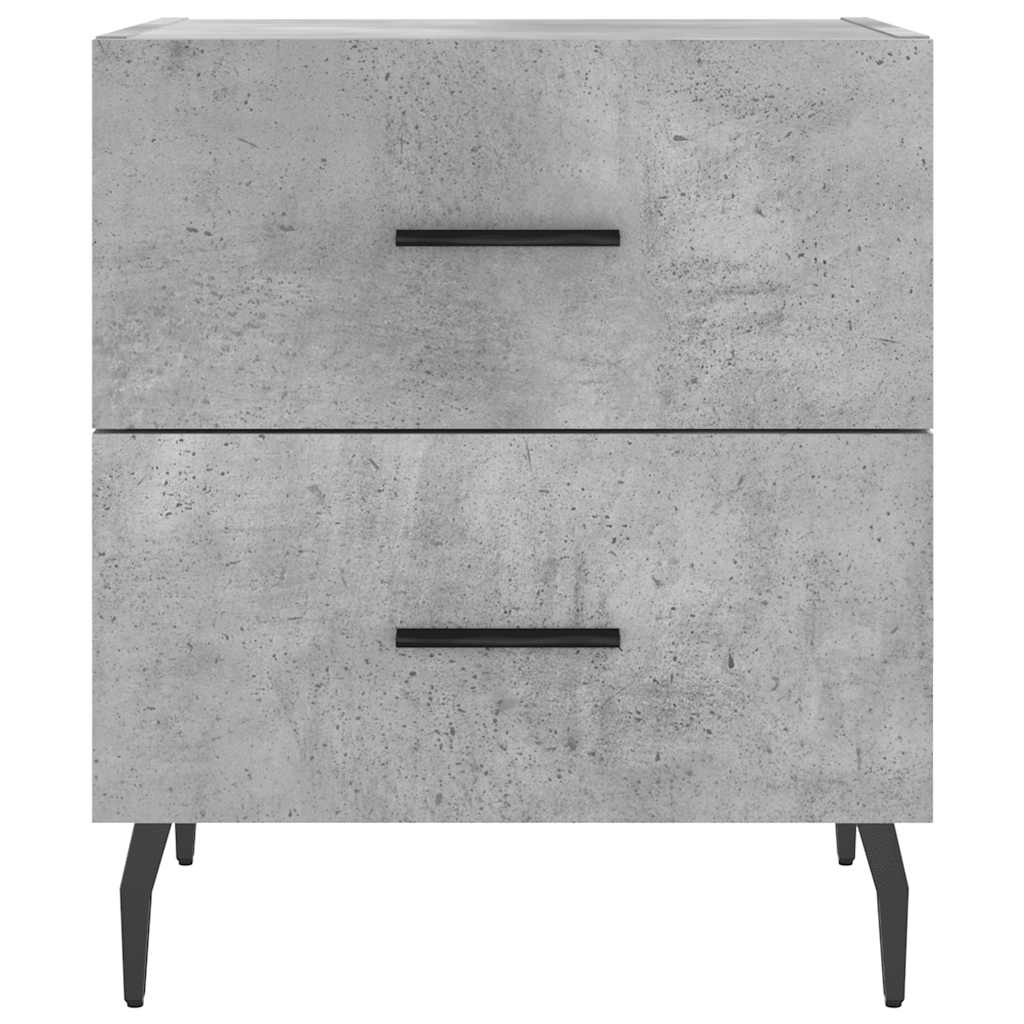 Comodini 2 Pz Grigio Cemento 40x35x47,5 Cm In Legno Multistrato - Image 5