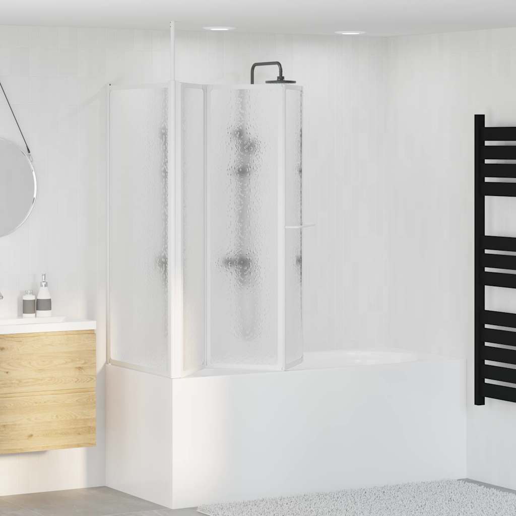 Schermo Box Doccia A L 70 X 120 X 137 Cm 4 Pannelli Pieghevole