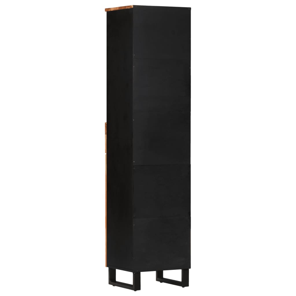 Mobile Da Bagno 38x33x160 Cm In Legno Massello Di Acacia - Image 5