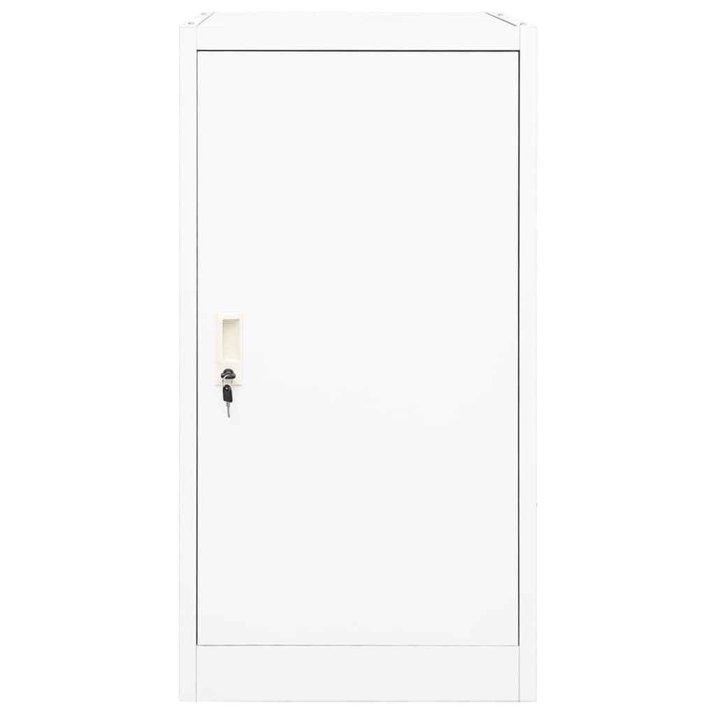 Armadio Porta Sella Bianco 53x53x105 Cm In Acciaio