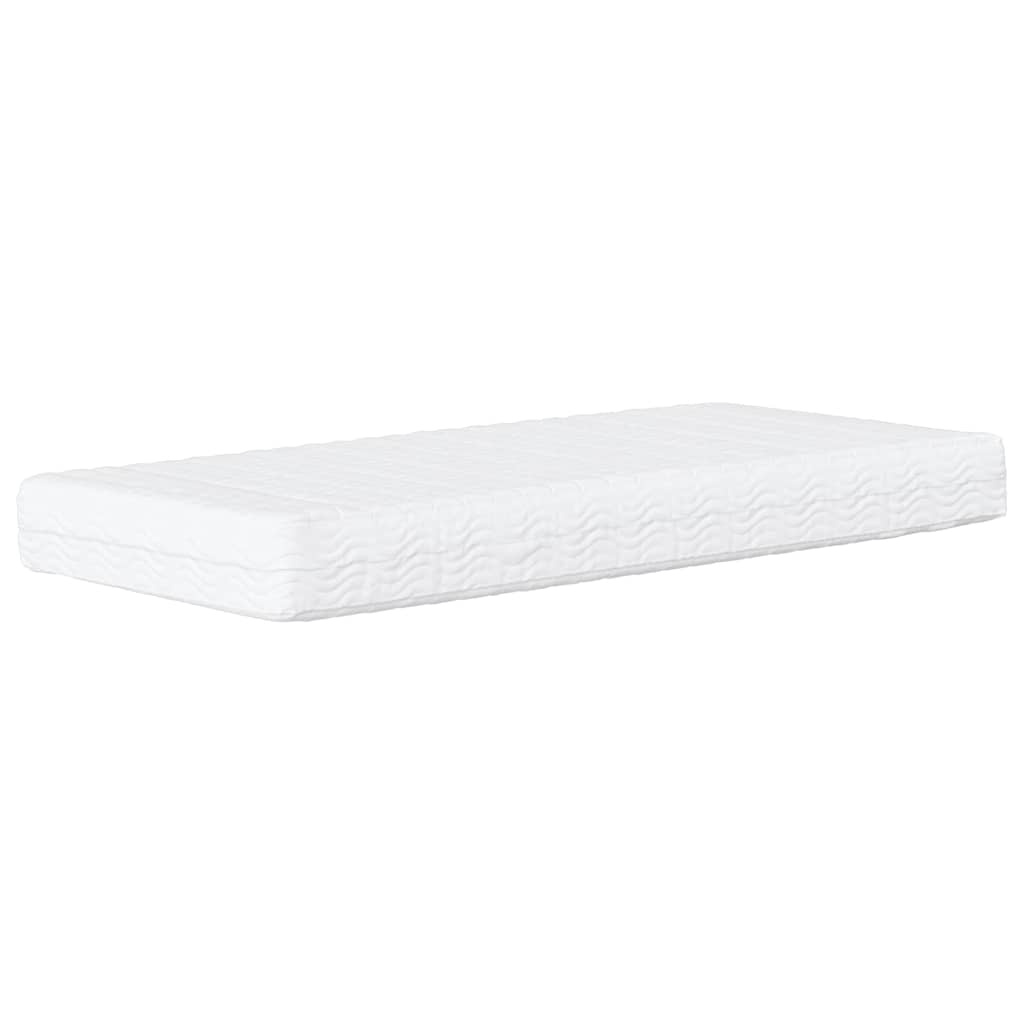 Materasso In Schiuma Bianco 80x210 Cm Durezza H2 h3 - Image 3