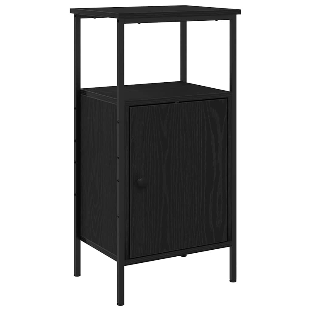 Armadio Da Notte 2 Pcs Rovere Nero 41 X 31 X 80 cm - Image 5