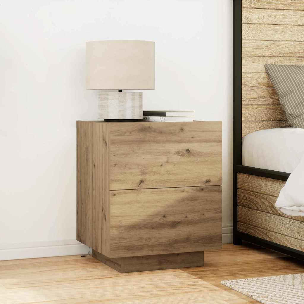 Armadio Da Notte Con Rovere Artigianale 45 X 40 X 55 cm