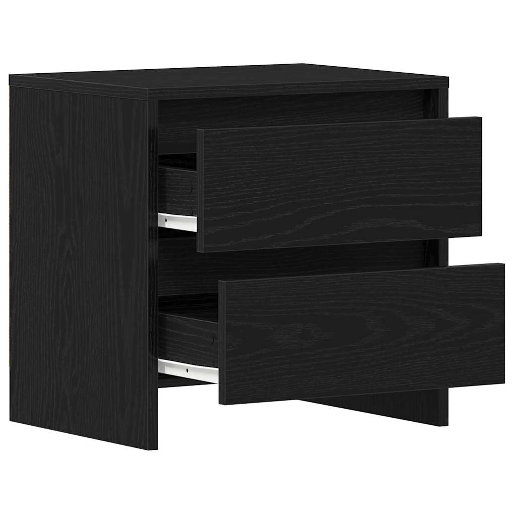 Armadio Da Notte 2 Pcs Rovere Nero 45 X 34 X 44.5 cm - Image 5