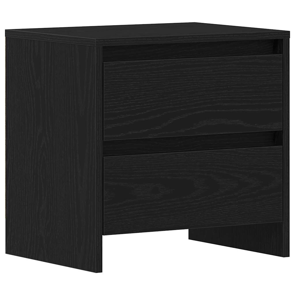Armadio Da Notte 2 Pcs Rovere Nero 45 X 34 X 44.5 cm - Image 6