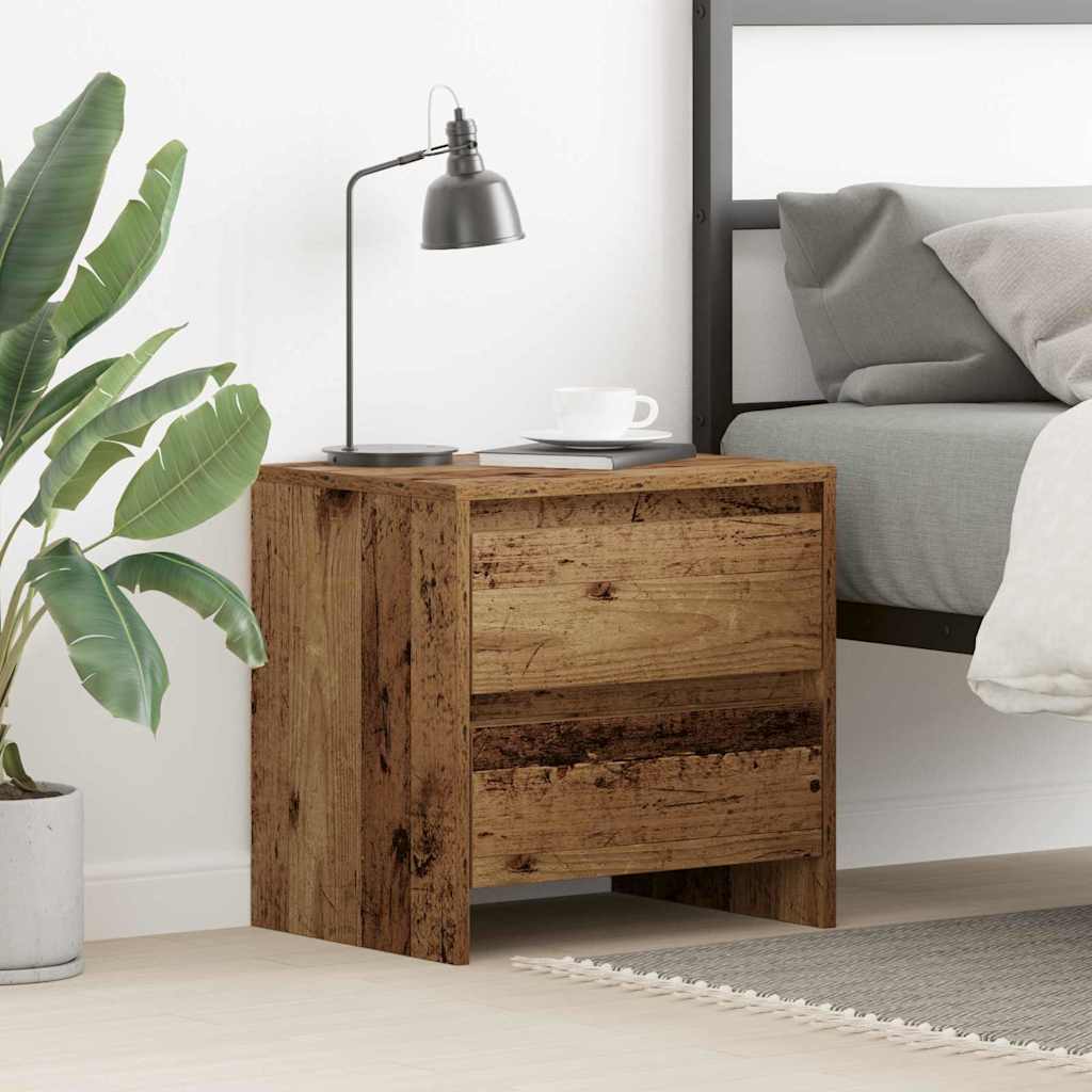 Armadio Da Notte Con Cassetto Legno Vecchio 45 X 34 X 44.5 cm