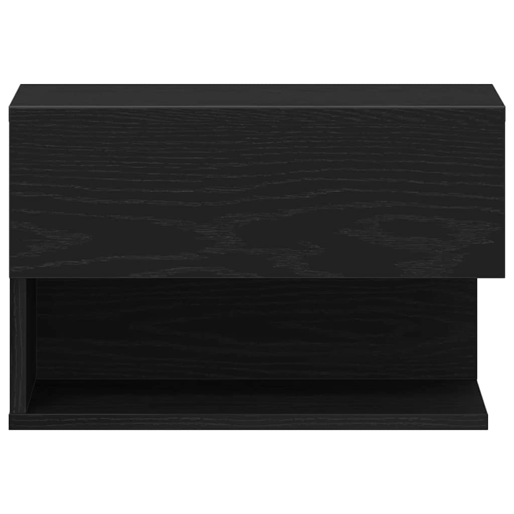 Armadio Da Notte 2 Pcs Rovere Nero 46 X 29.5 X 30 cm - Image 6