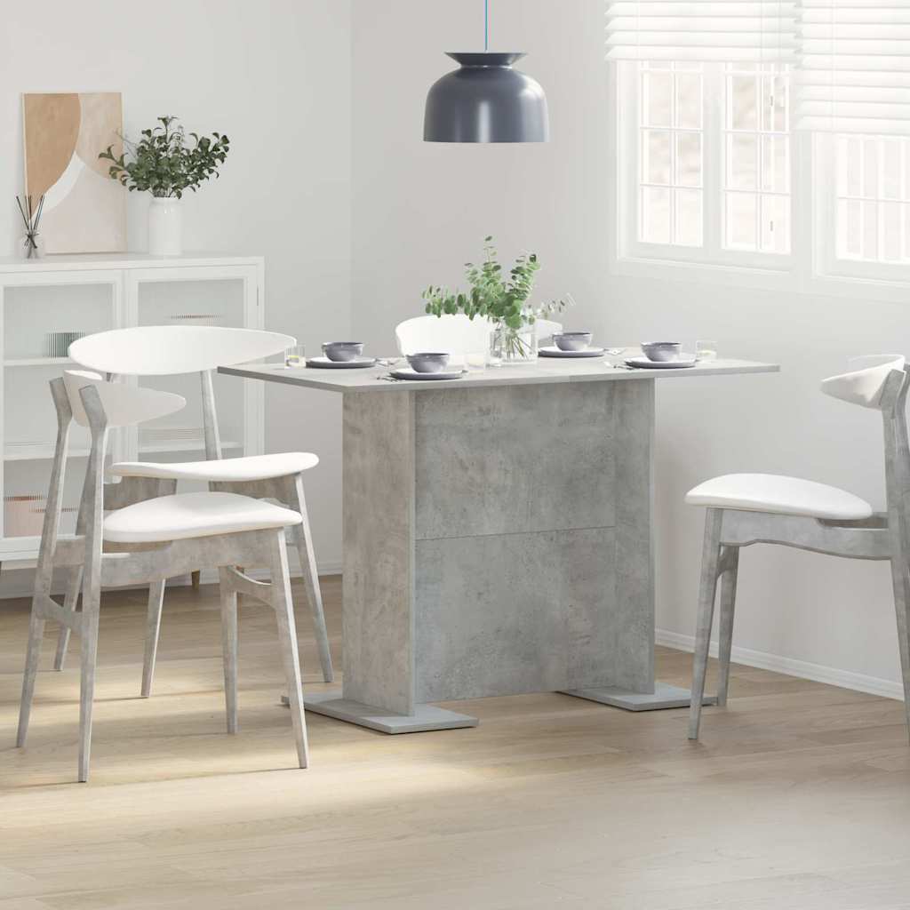 Tavolo Da Pranzo Grigio Cemento 110 X 60 X 75 cm