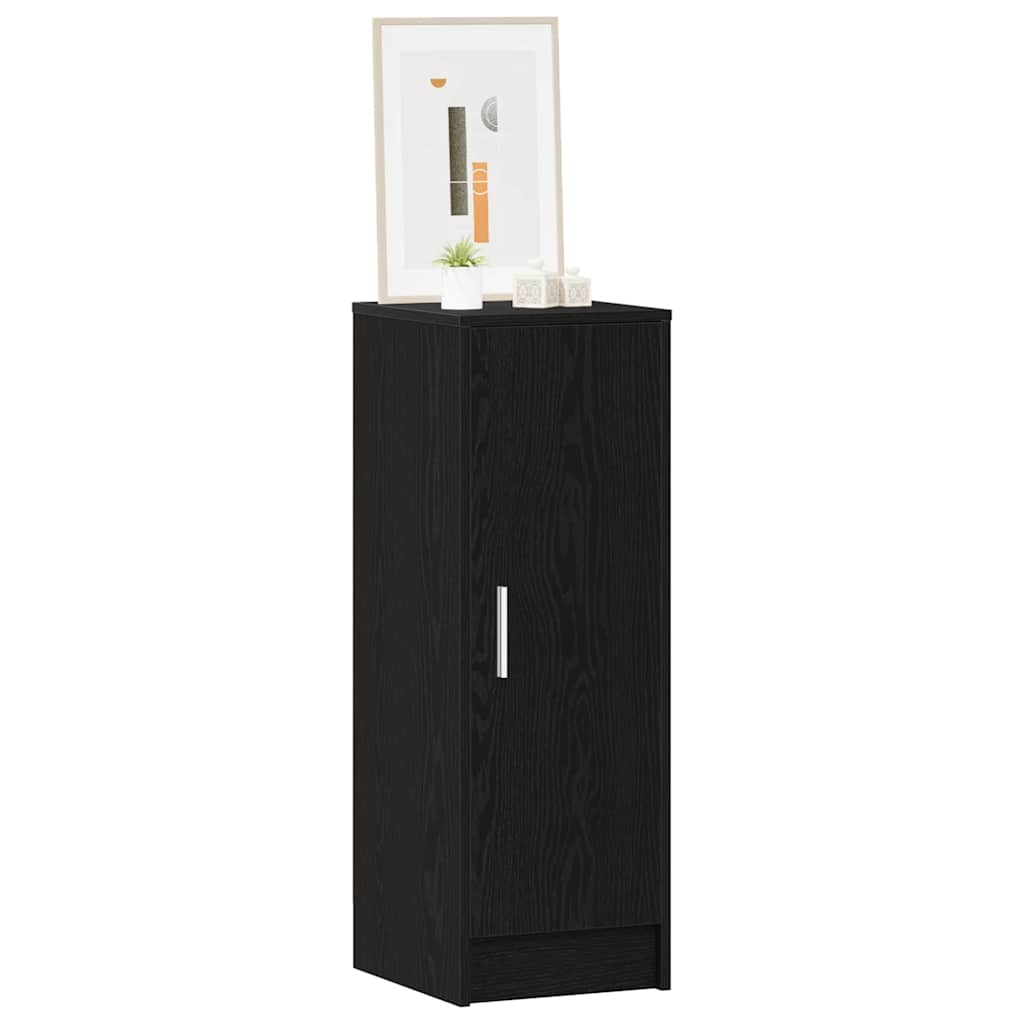 Mobile Per Scarpe Rovere Nero 32 X 35 X 92 Cm Legno Multistrato - Image 3