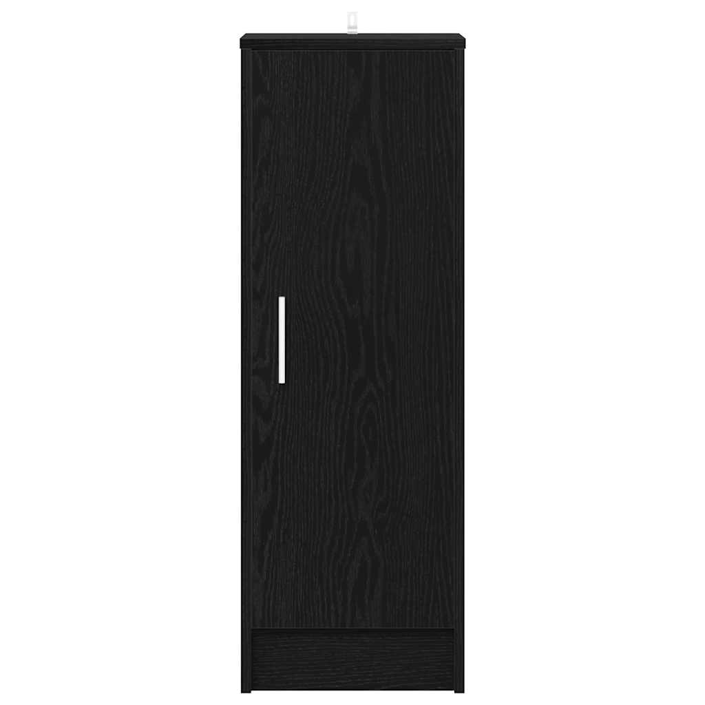 Mobile Per Scarpe Rovere Nero 32 X 35 X 92 Cm Legno Multistrato - Image 5