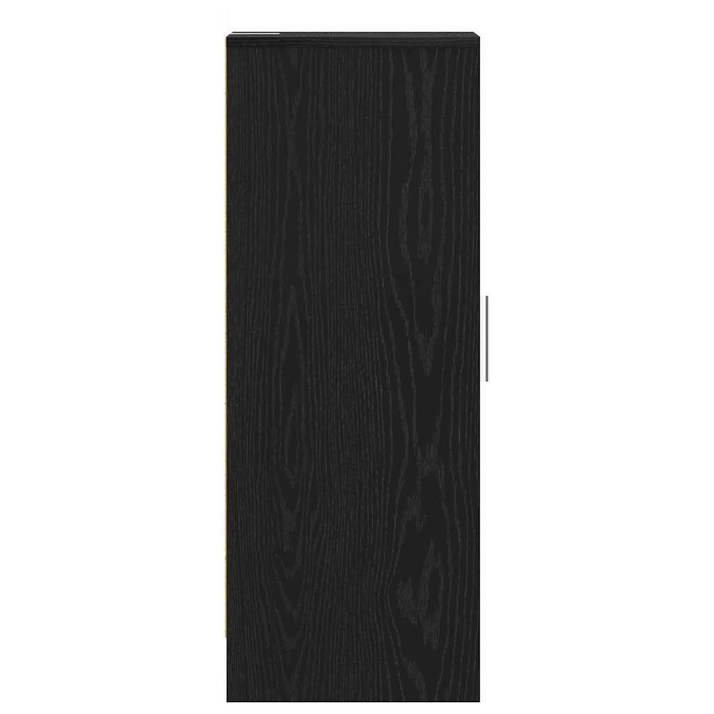 Mobile Per Scarpe Rovere Nero 32 X 35 X 92 Cm Legno Multistrato - Image 6