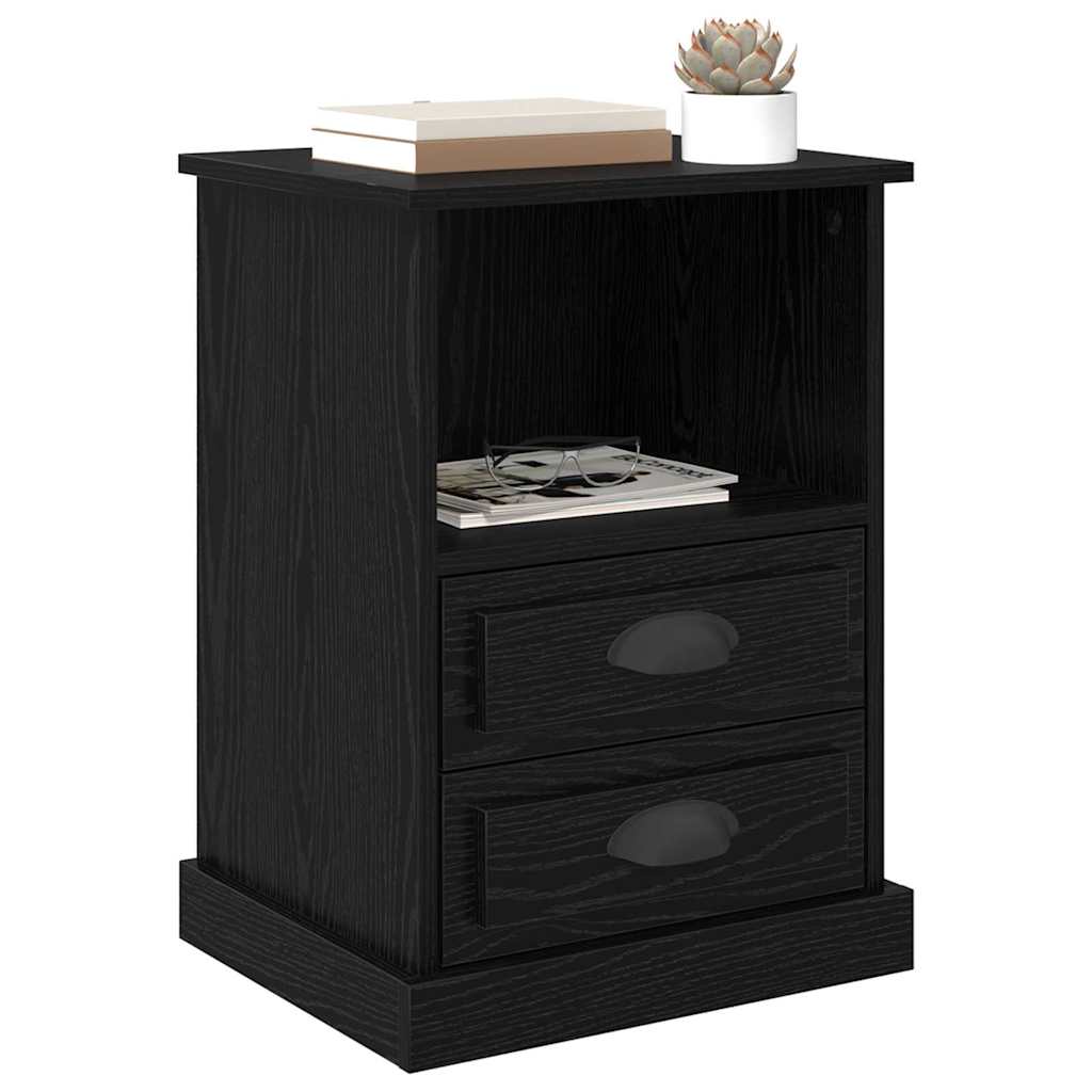 Armadio Da Notte Rovere Nero 43 X 36 X 60 Cm Legno Multistrato - Image 3