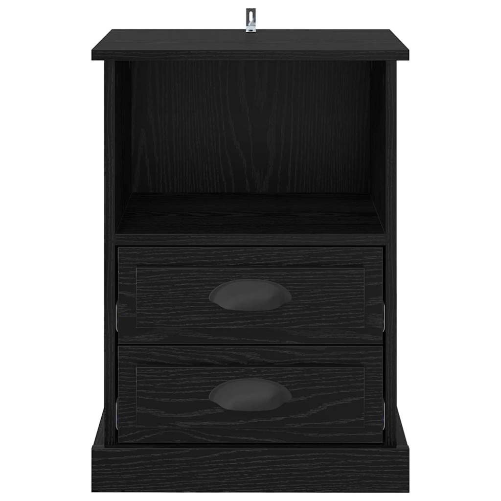 Armadio Da Notte Rovere Nero 43 X 36 X 60 Cm Legno Multistrato - Image 6