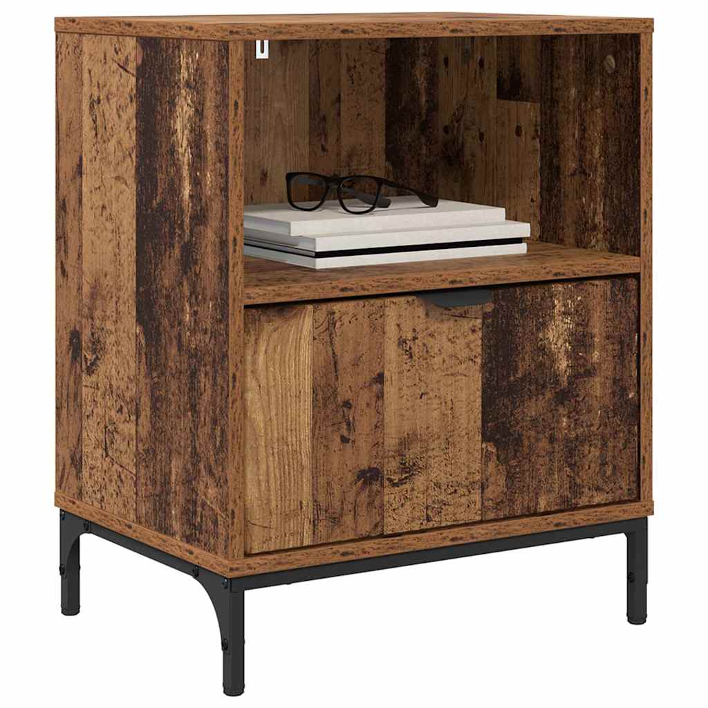 Comodini 2 Pcs Legno Vecchio 49 X 36 X 61 Cm Legno Multistrato - Image 3