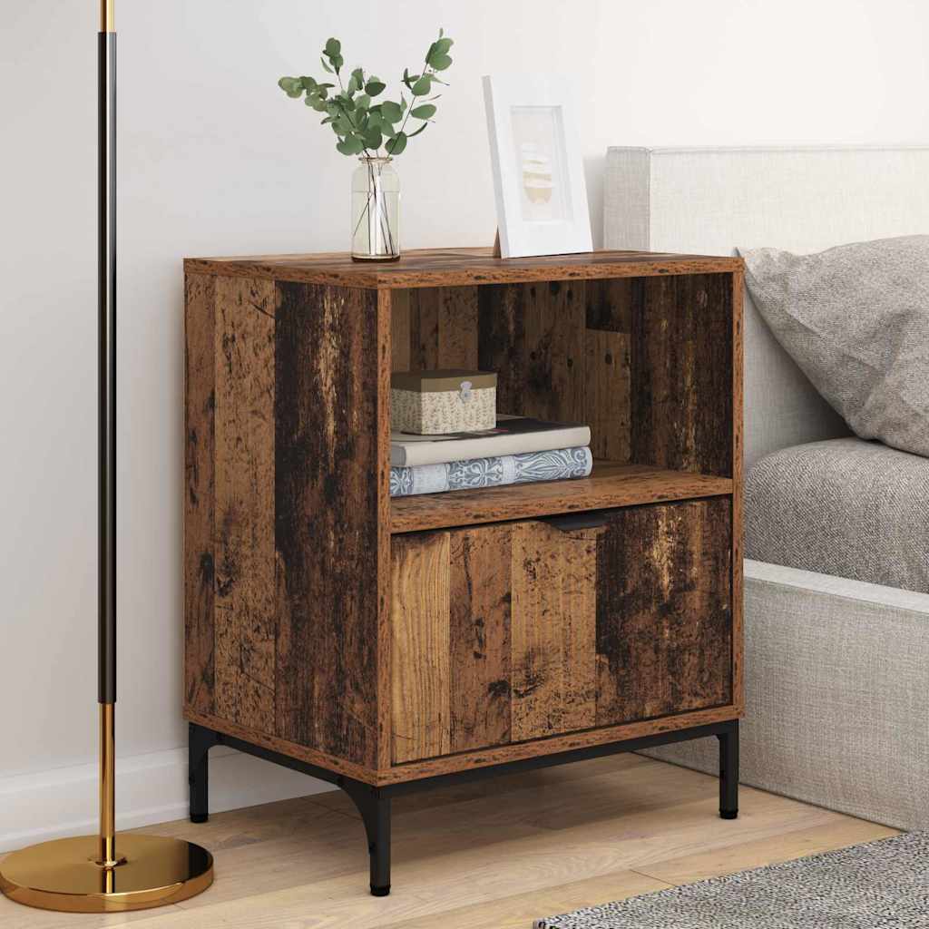 Comodini 2 Pcs Legno Vecchio 49 X 36 X 61 Cm Legno Multistrato - Image 4