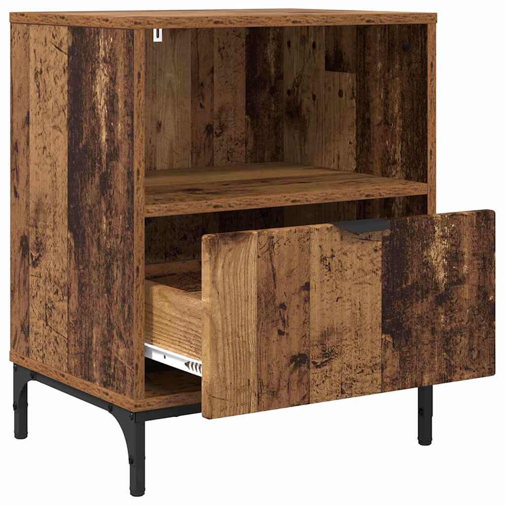 Comodini 2 Pcs Legno Vecchio 49 X 36 X 61 Cm Legno Multistrato - Image 5