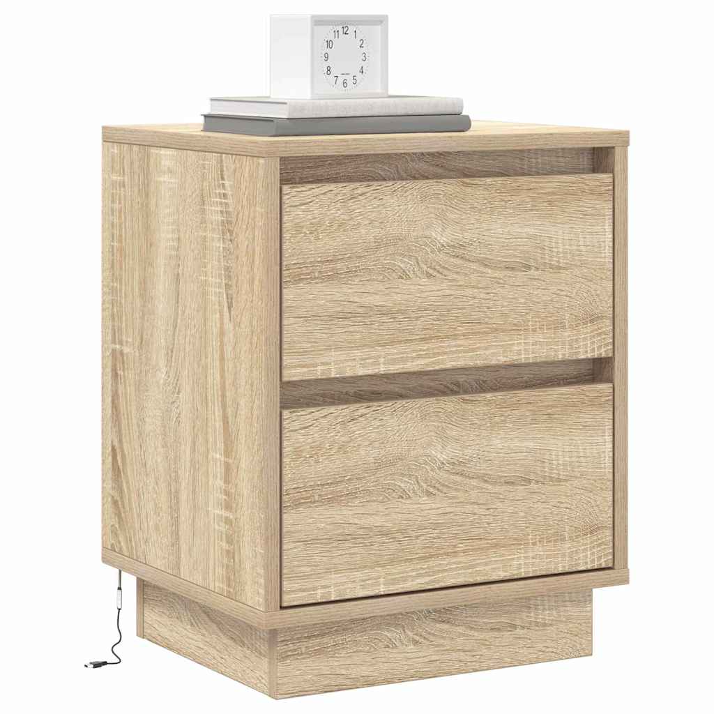 Armadio Da Notte Con Cassetto Rovere Sonoma 39 X 34.5 X 50 cm - Image 3