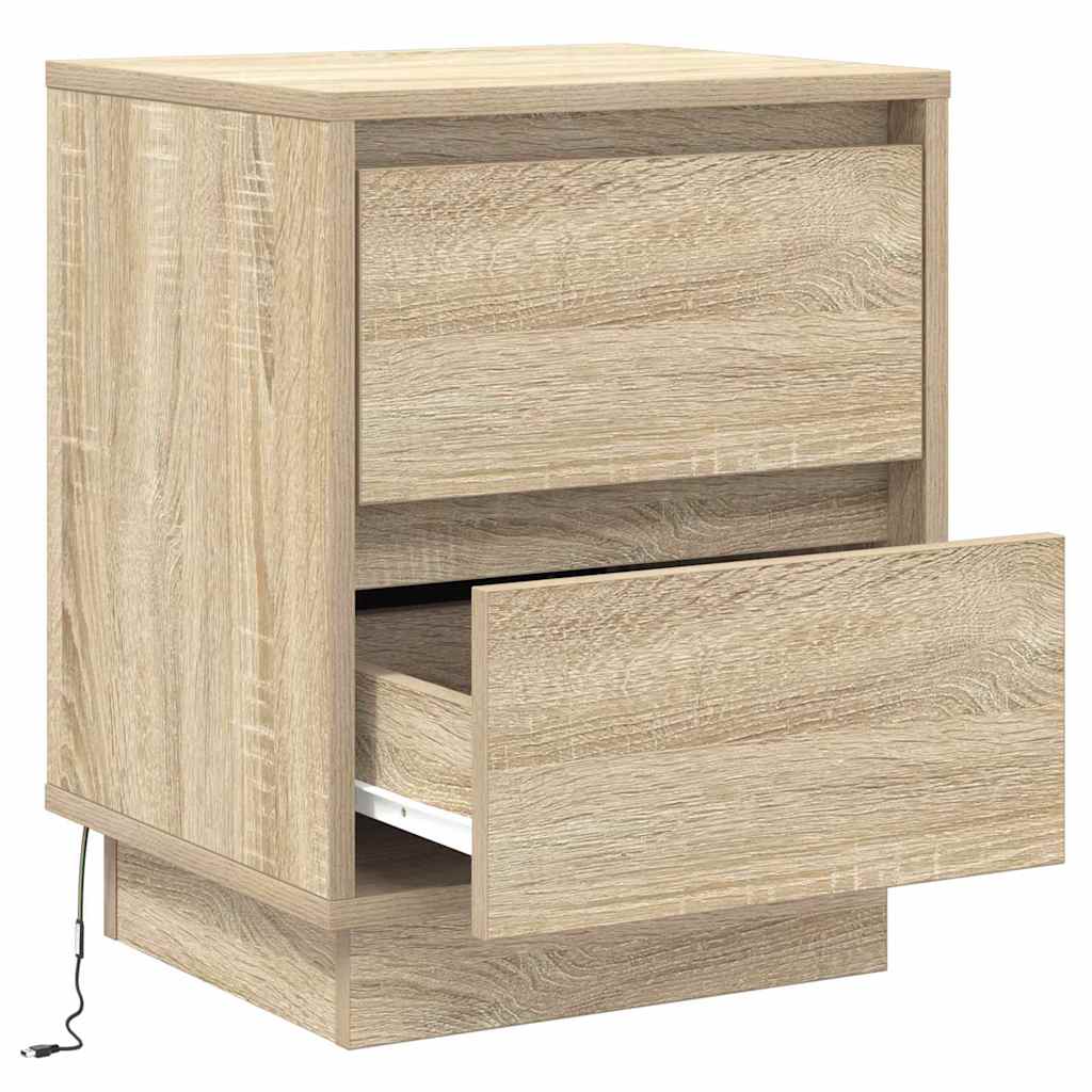Armadio Da Notte Con Cassetto Rovere Sonoma 39 X 34.5 X 50 cm - Image 5
