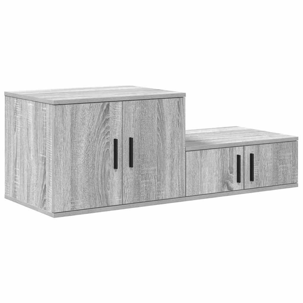 Armadio Grigio Sonoma 118 X 41 X 40 Cm Legno Multistrato - Image 5