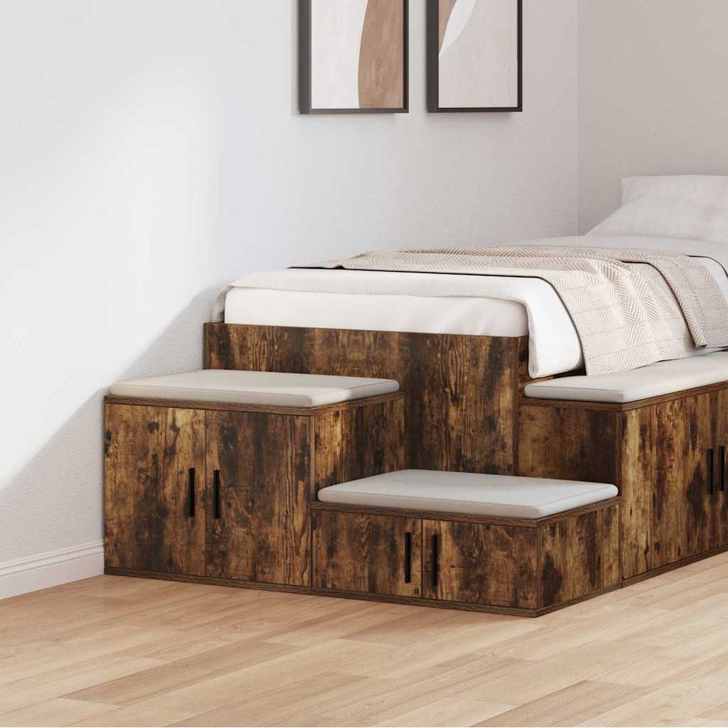 Armadio Rovere Fumo 108 X 41 X 40 Cm Legno Multistrato