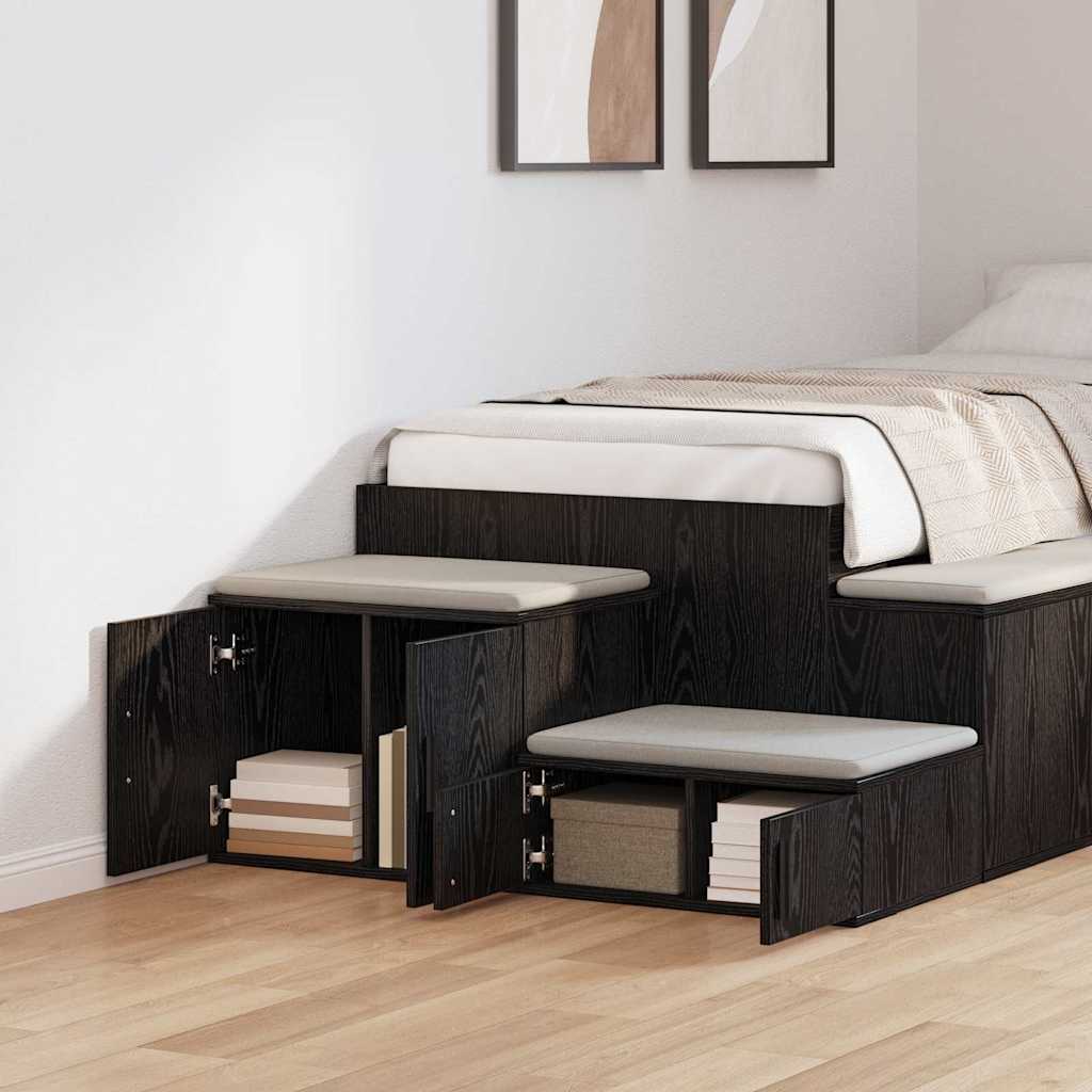 Armadio Rovere Nero 118 X 41 X 40 Cm Legno Multistrato - Image 4