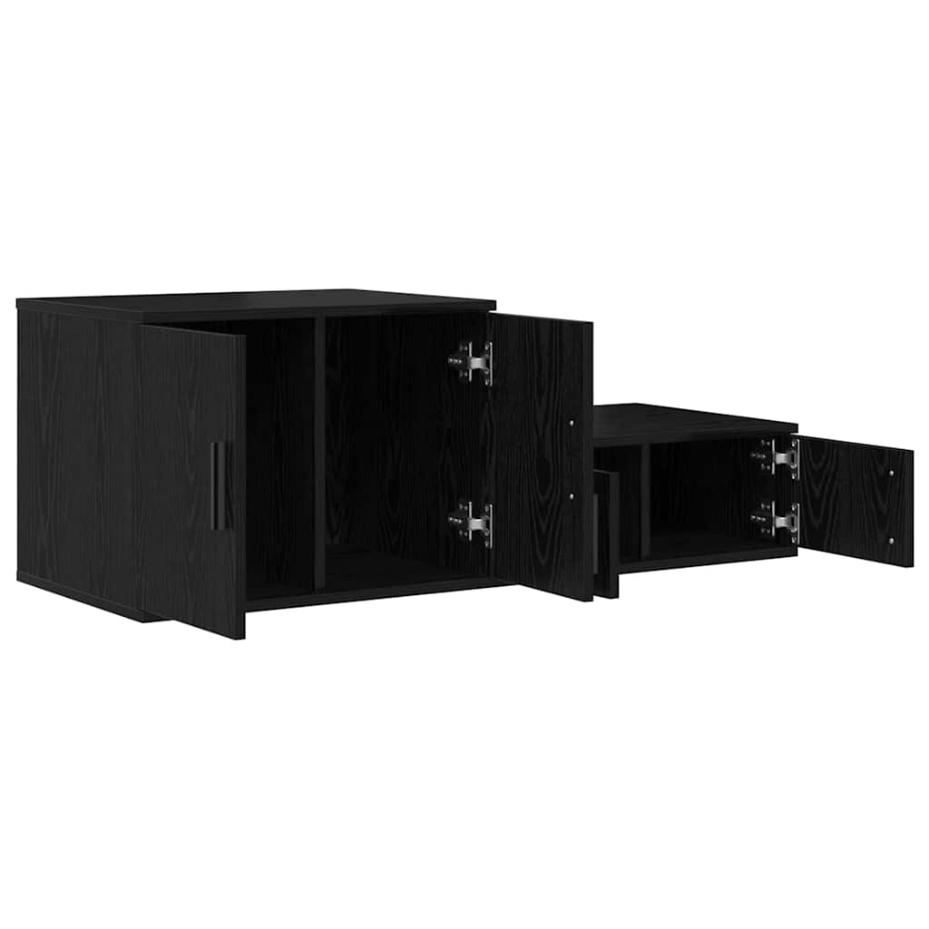 Armadio Rovere Nero 118 X 41 X 40 Cm Legno Multistrato - Image 6