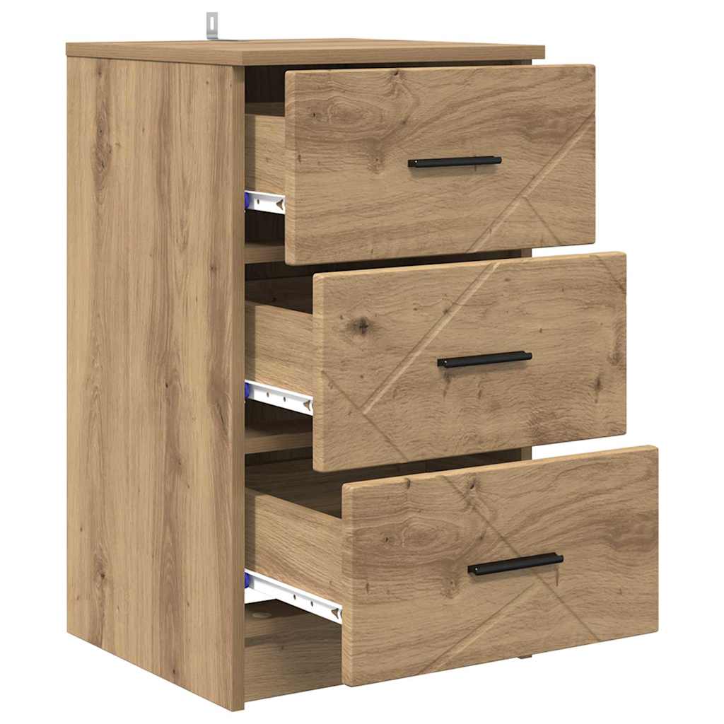 Armadio Da Notte Rovere Artigianale 38 X 38 X 66 cm - Image 5