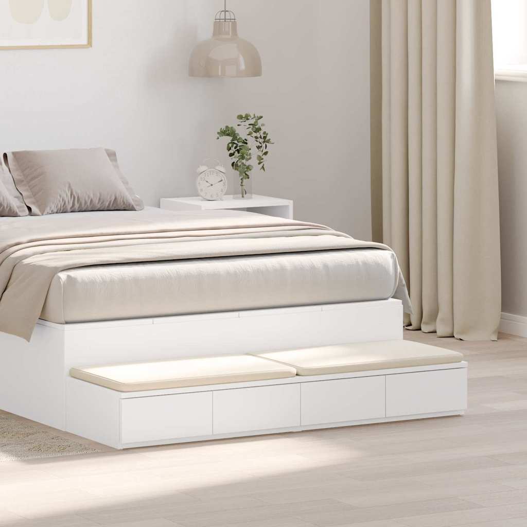 Cassetti Per Letto Con Cassetto Bianco 120 X 36.5 X 16.5 cm