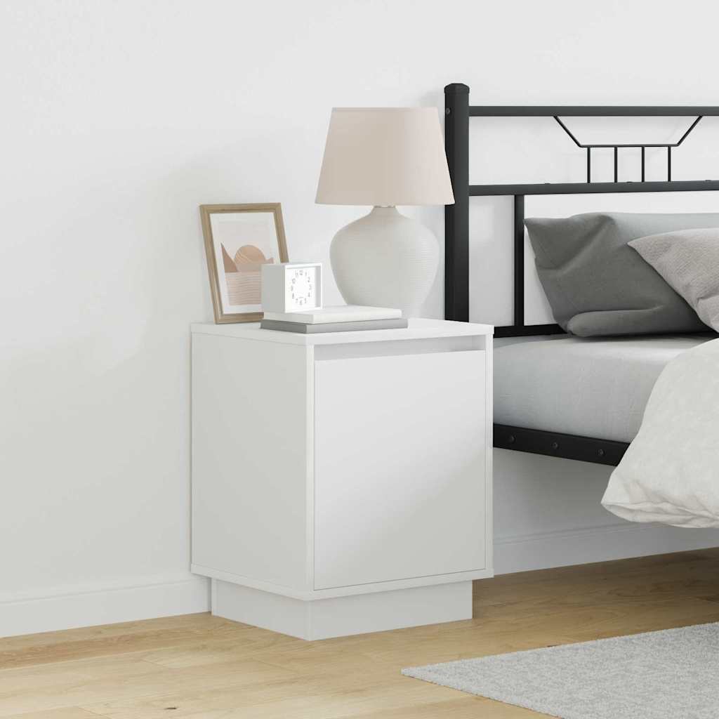 Armadio Da Notte Con 2 Pcs Bianco 39 X 34.5 X 50 cm