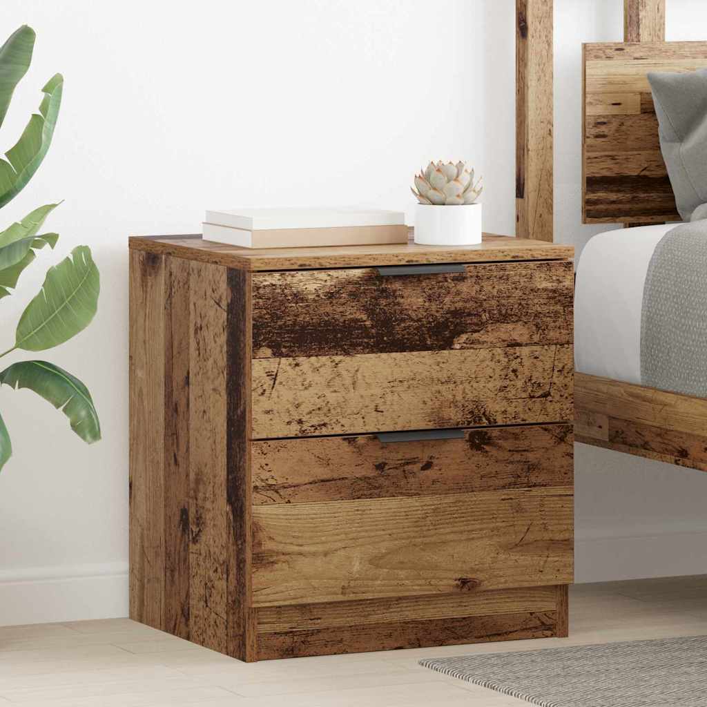 Armadio Da Notte 2 Pcs Legno Vecchio 45 X 39 X 50 cm