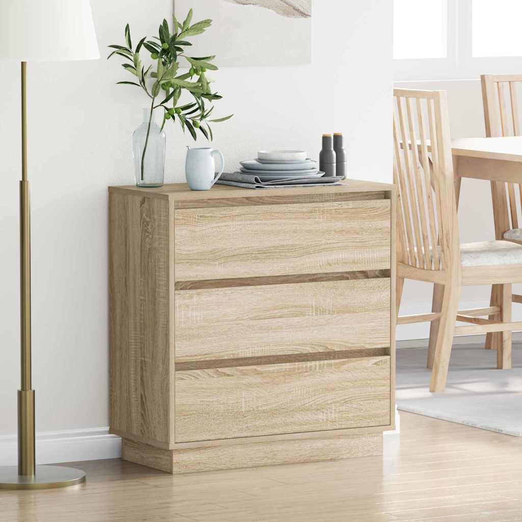 Armadio Da Notte Con Cassetto Rovere Sonoma 71 X 34.5 X 75 cm