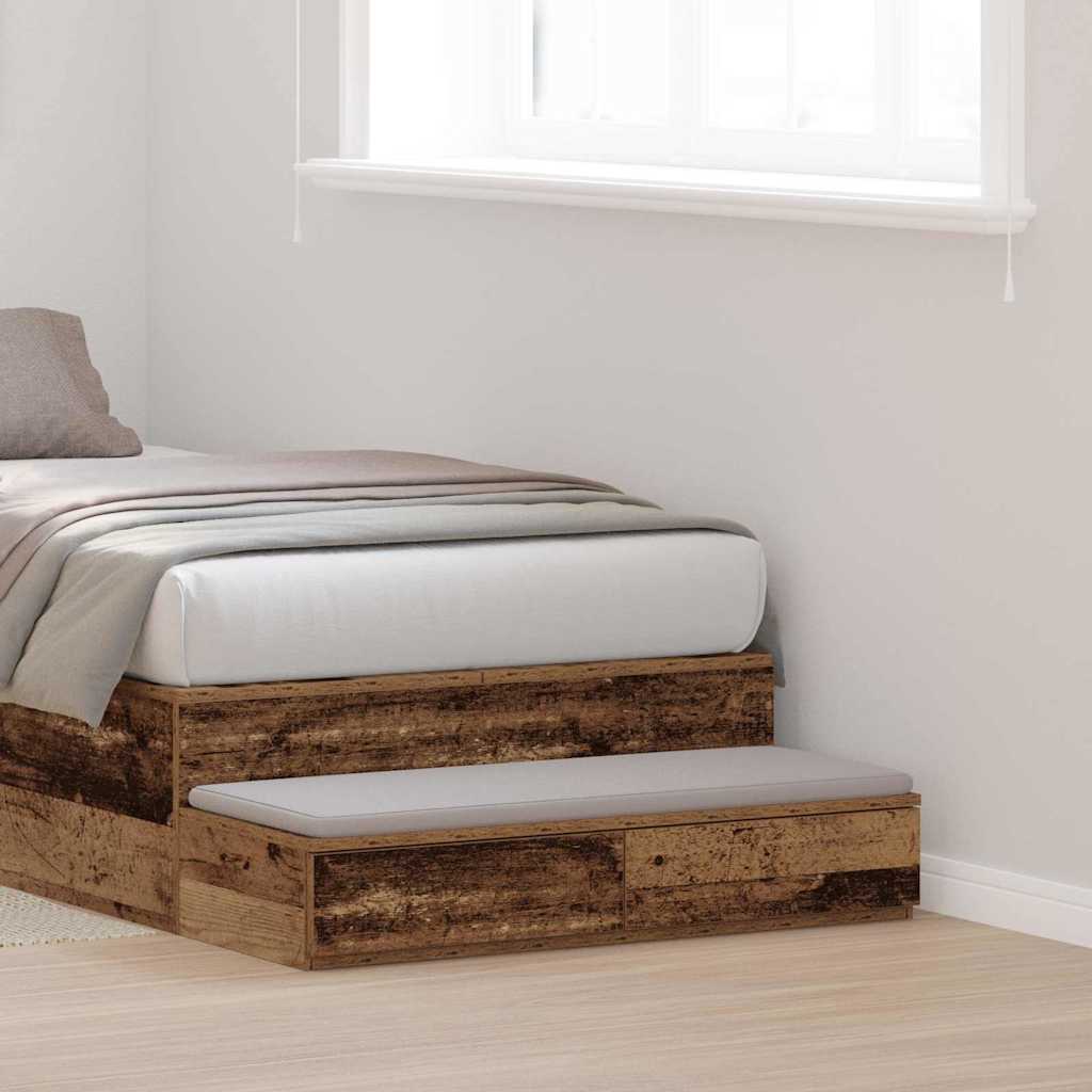 Cassetti Per Letto Legno Vecchio 75 X 36.5 X 16.5 cm