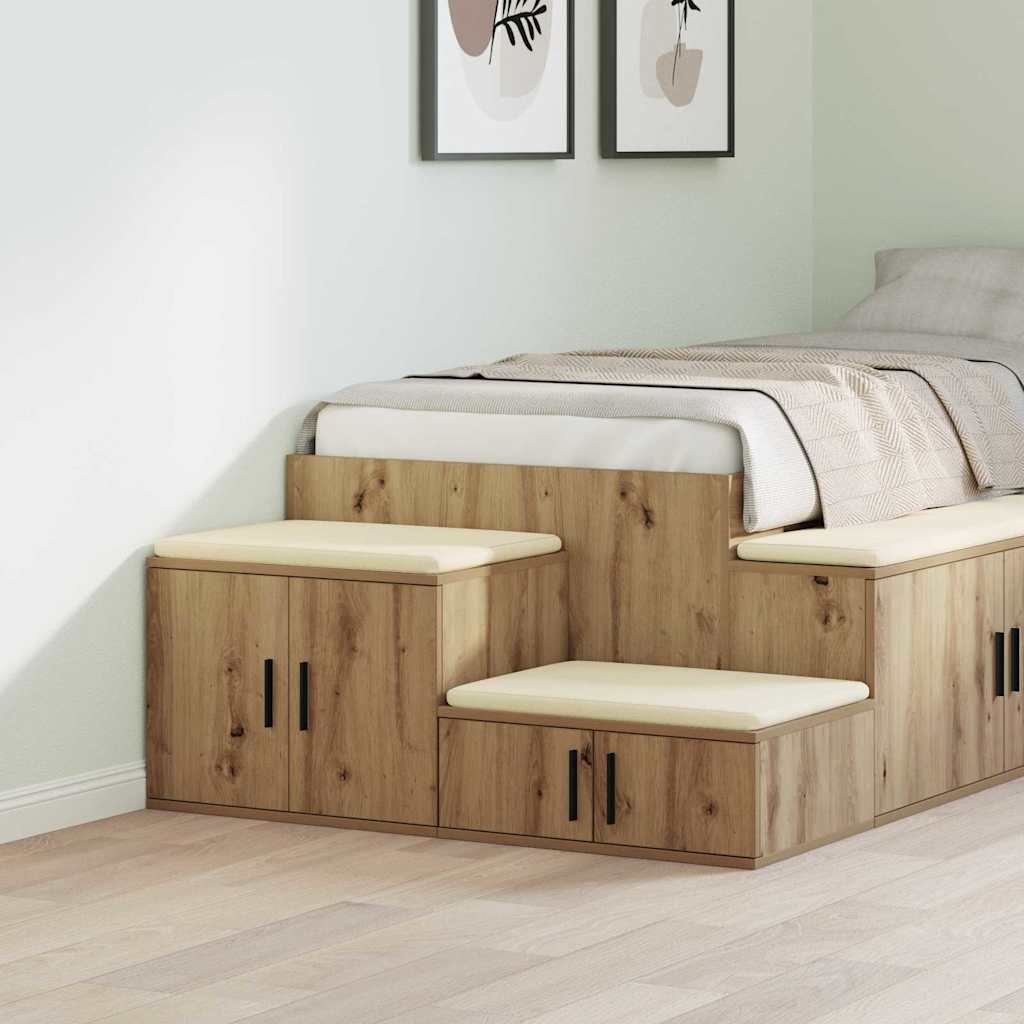 Armadio Rovere Artigianale 103 X 41 X 40 Cm Legno Multistrato