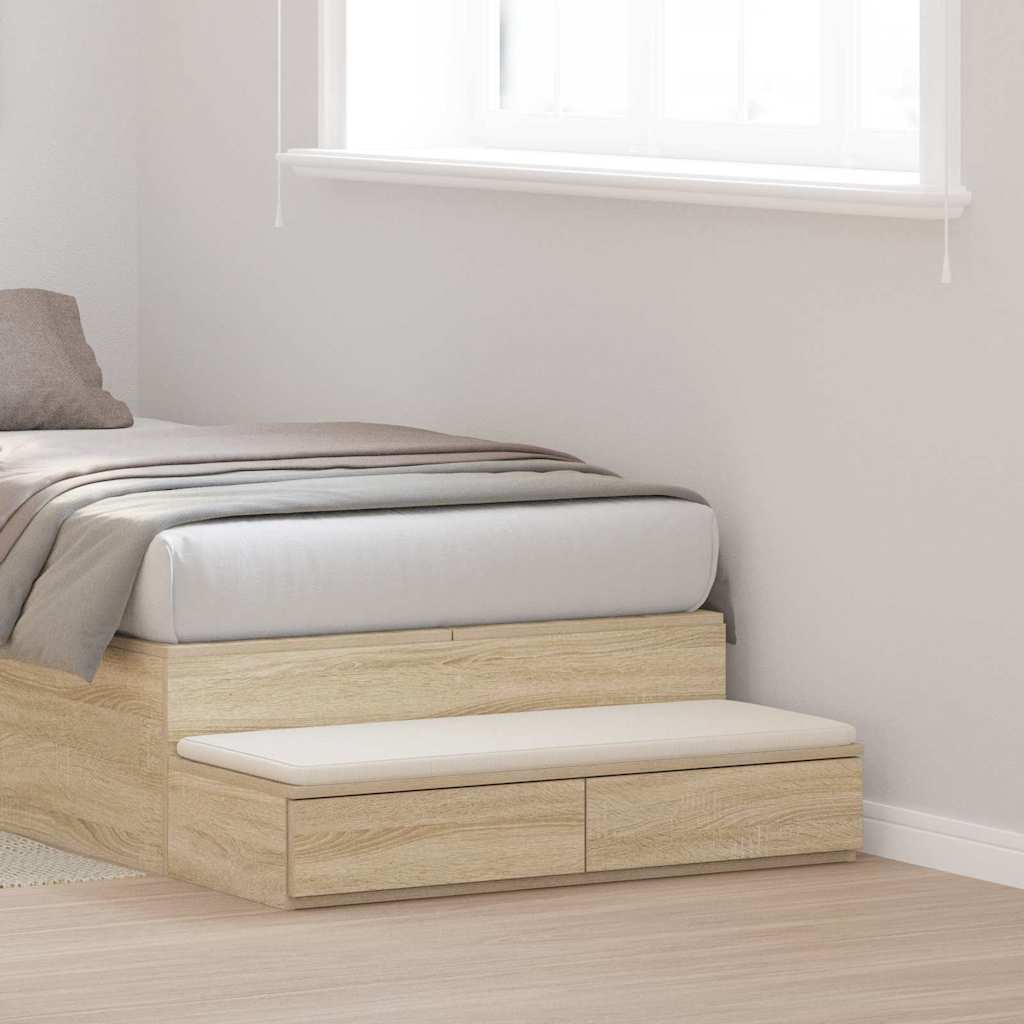 Cassetti Per Letto Rovere Sonoma 80 X 36.5 X 16.5 cm