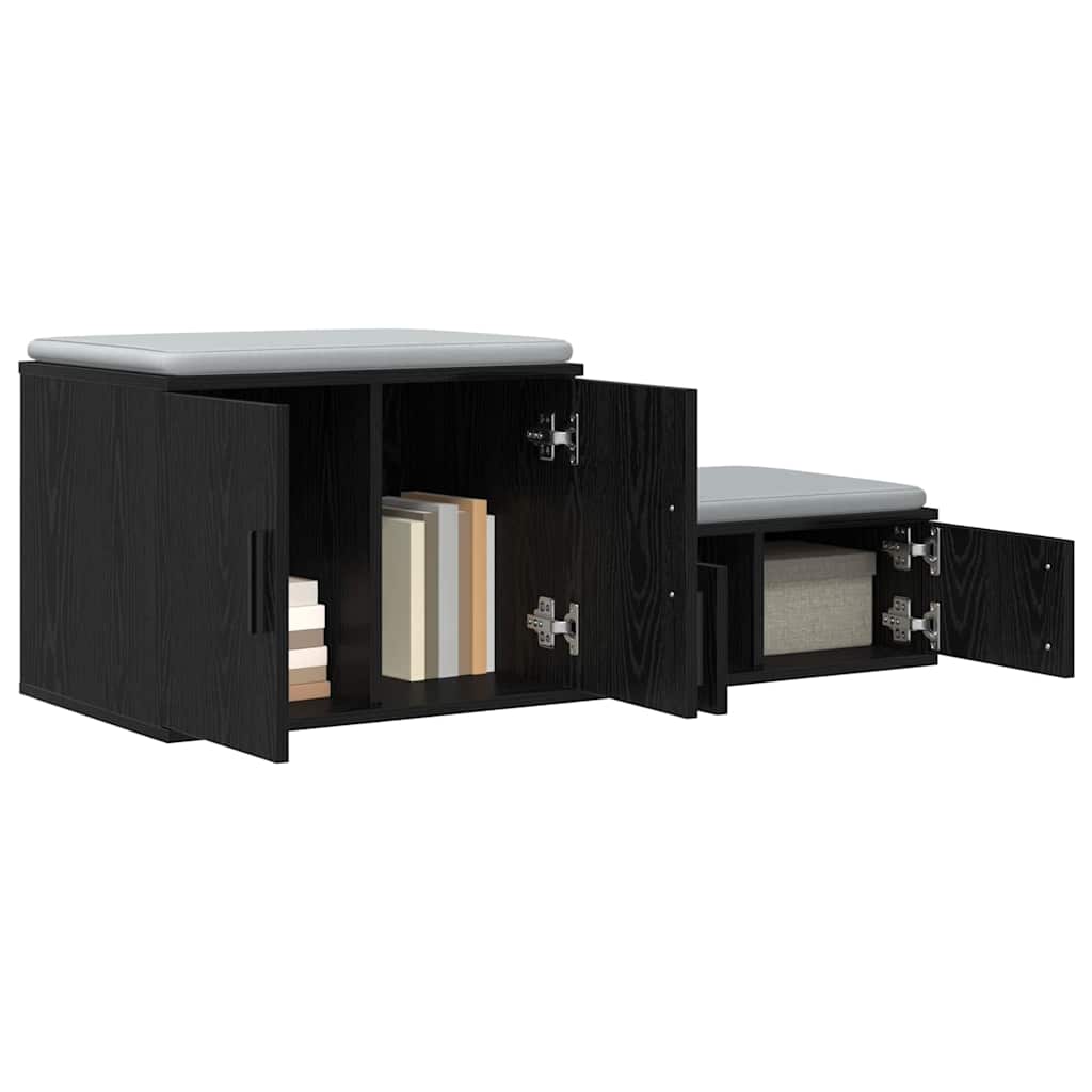 Armadio Rovere Nero 127 X 41 X 40 Cm Legno Multistrato - Image 3