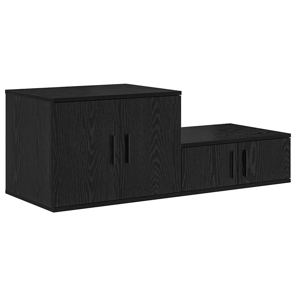 Armadio Rovere Nero 127 X 41 X 40 Cm Legno Multistrato - Image 5