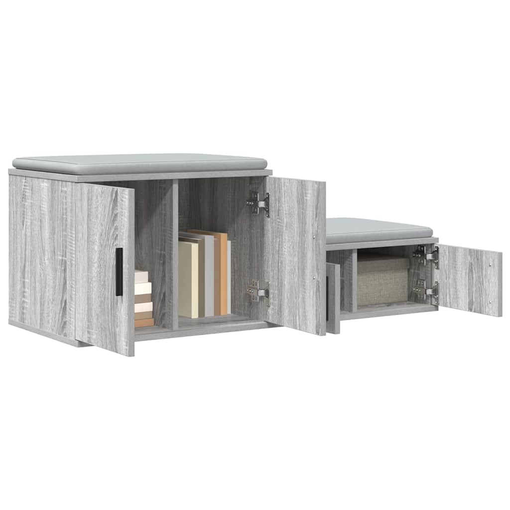 Armadio Grigio Sonoma 127 X 41 X 40 Cm Legno Multistrato - Image 3