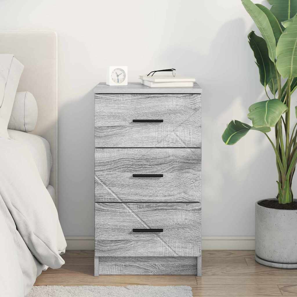 Armadio Da Notte Con Cassetto Grigio Sonoma 38 X 38 X 66 cm - Image 4