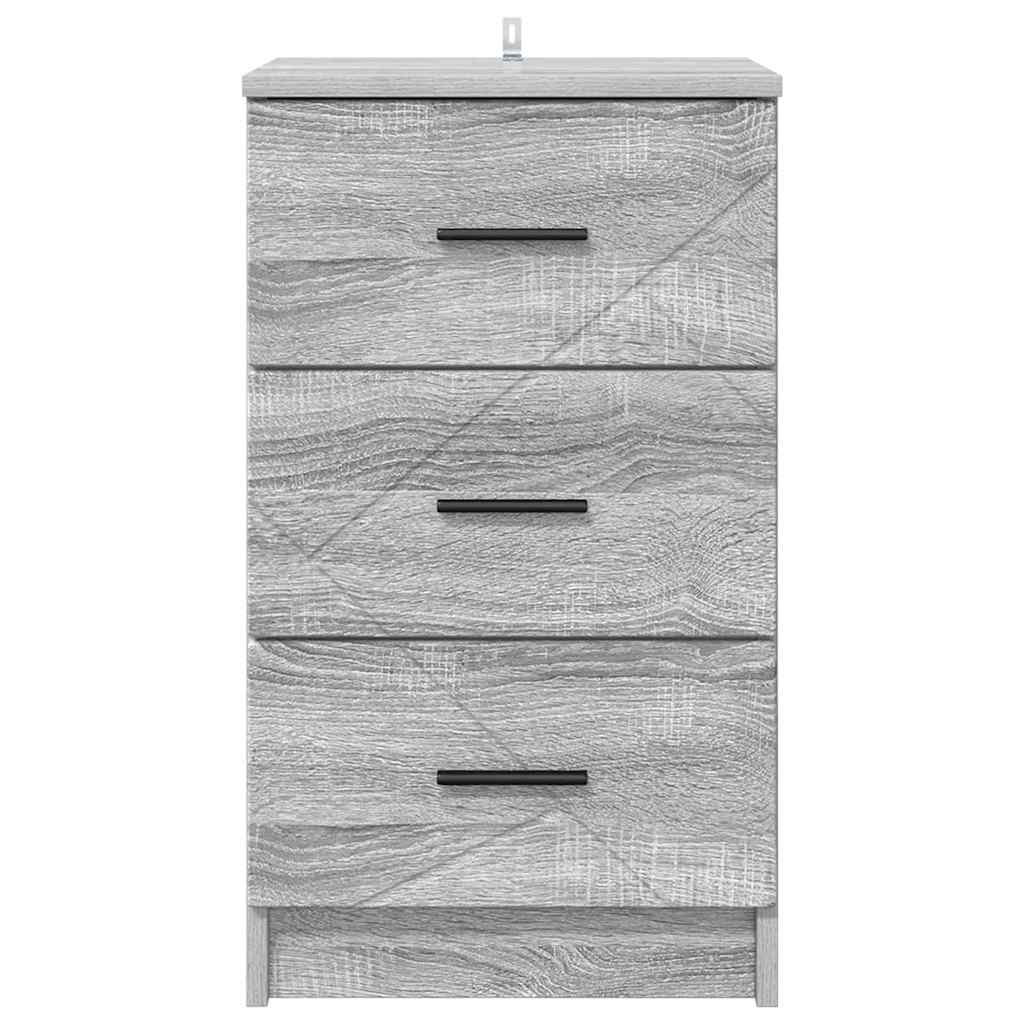 Armadio Da Notte Con Cassetto Grigio Sonoma 38 X 38 X 66 cm - Image 6