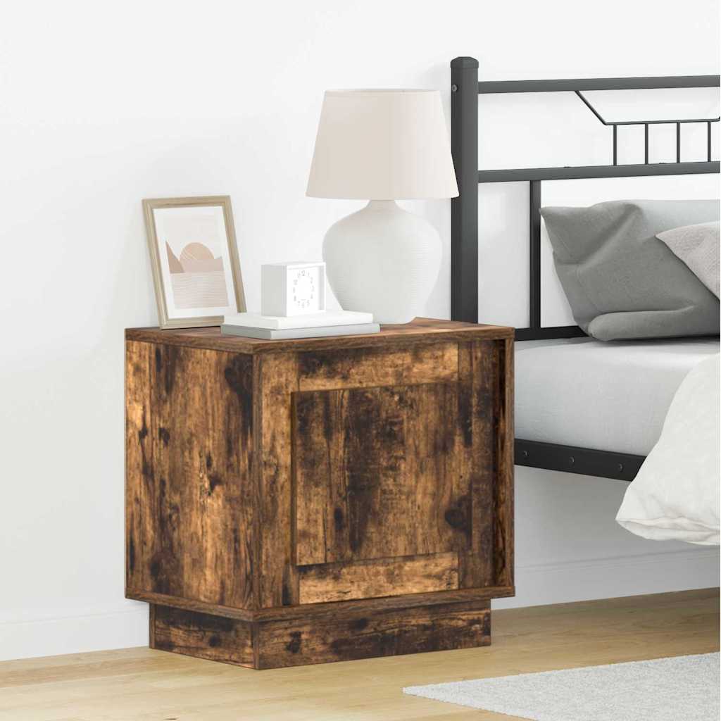 Armadio Da Notte Con Rovere Fumé 44 X 34.5 X 45 cm