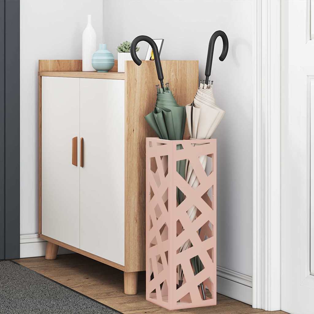 Supporto Per Ombrellone Rosa 15.5 X 15.5 X 49 Cm Metallo - Image 3