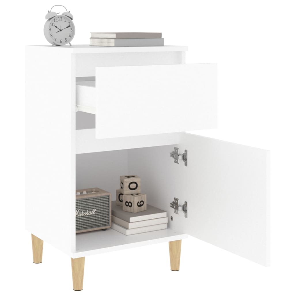 Comodini 2pz Bianchi 40x35x70 cm - Image 4
