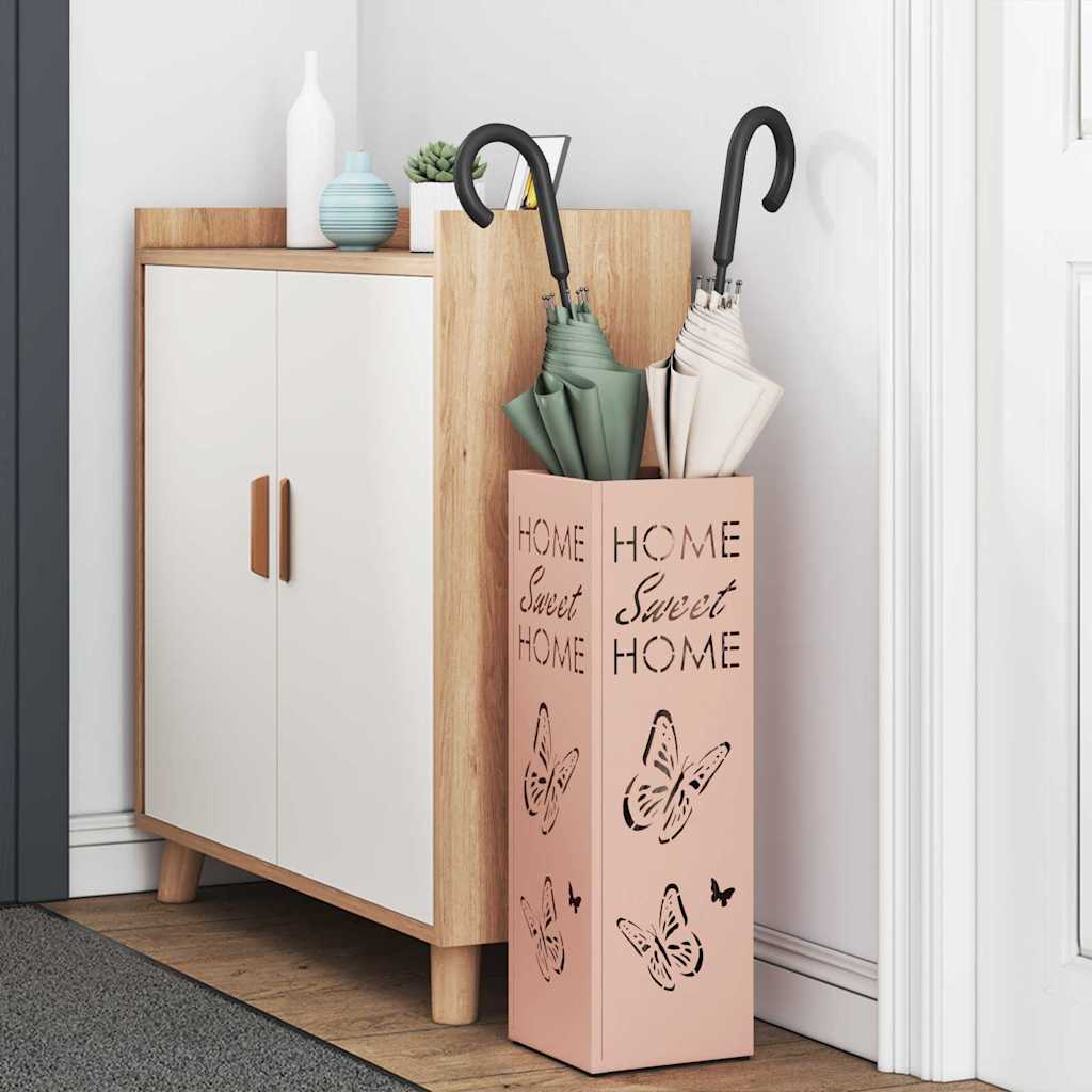 Supporto Per Ombrellone Rosa 15.5 X 15.5 X 49 Cm Metallo - Image 3