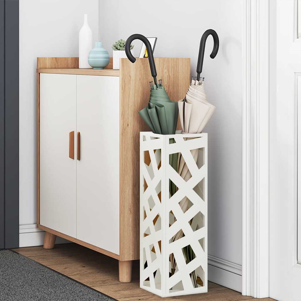 Supporto Per Ombrellone Bianco 15.5 X 15.5 X 49 Cm Metallo - Image 3