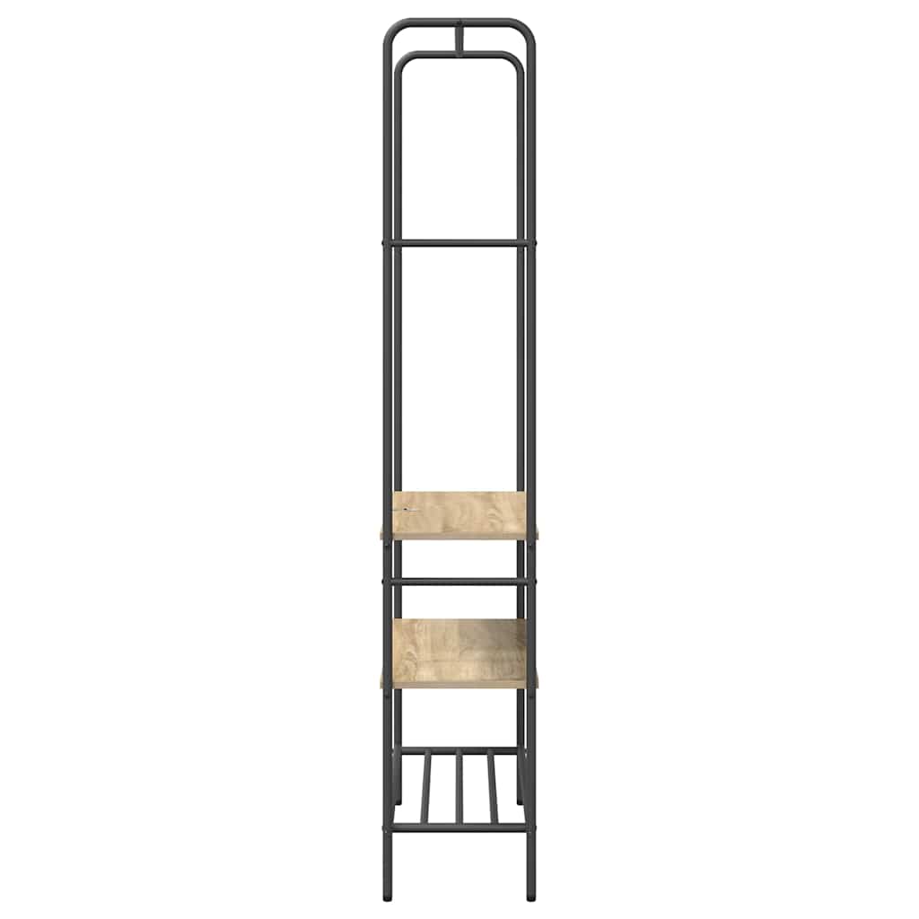 Ripiano Per Vestiti Con Mensole Rovere Sonoma 77 X 30 X 171 cm - Image 6