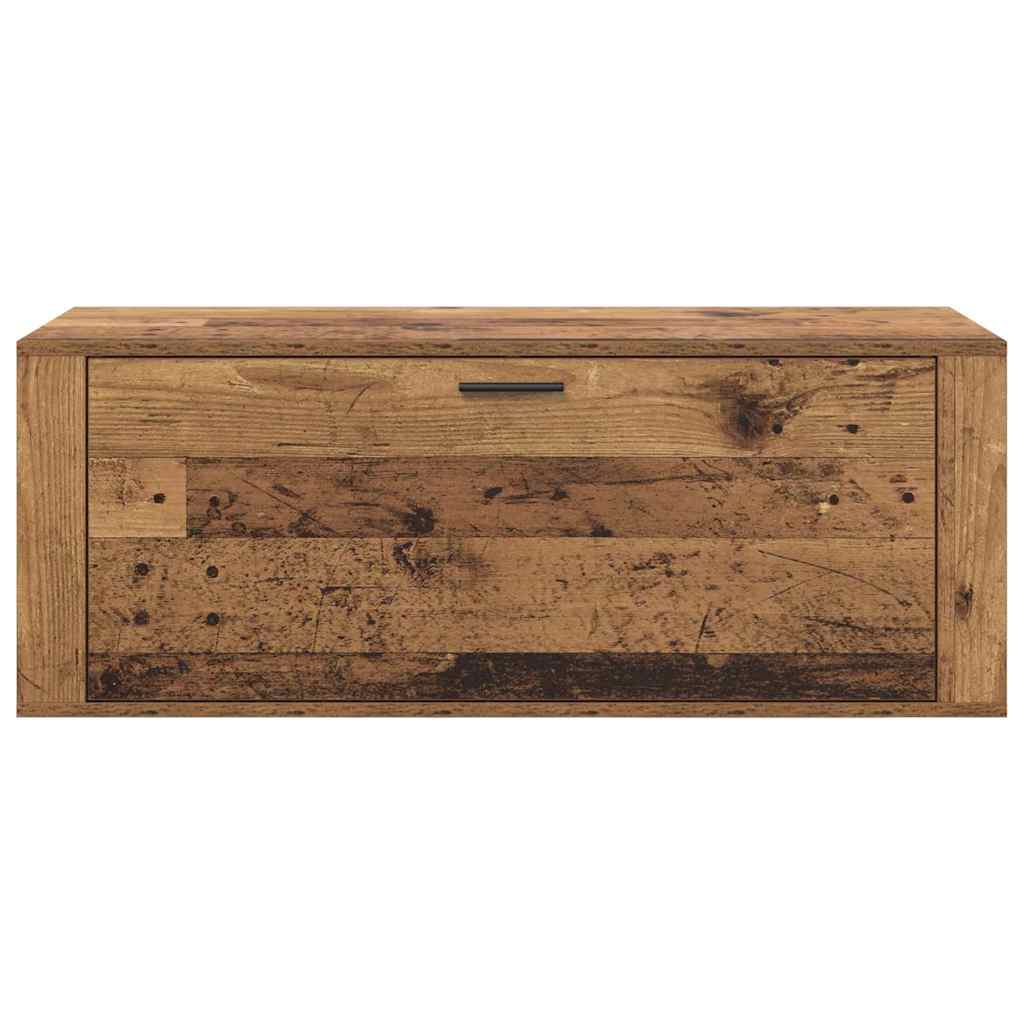 Mobile Per Scarpe Con Porta Legno Vecchio 100 X 35 X 38 cm - Image 6